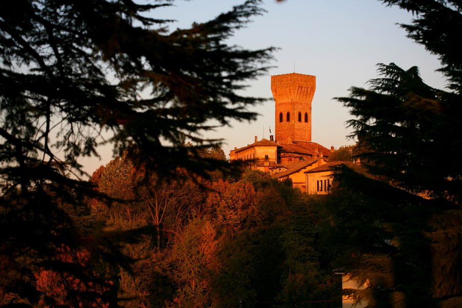 File:Scorcio della torre del castello di Cigognola, provincia di Pavia.jpg