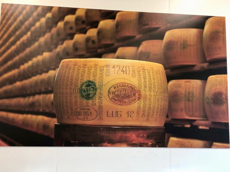 File:Italie, Lesignana di Modena, Fromagerie Quattro Madonne, productrice de Parmigiano Reggiano, Étape 4 de la fabrication du fromage (50244860653).jpg