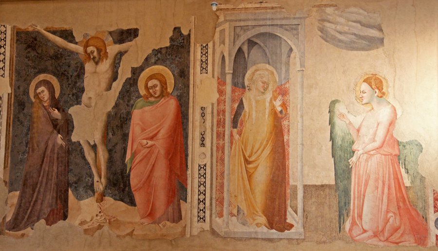 File:Crocifissione, Annunciazione - Maestro di Campodonico.jpg