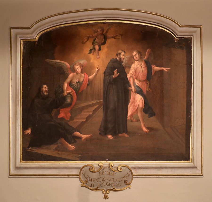 File:Siena, s.m. dei servi, convento, cappellina (forse già del noviziato), santi e beati senesi dei servi di maria, clemente ilci e cornelio borghese.jpg