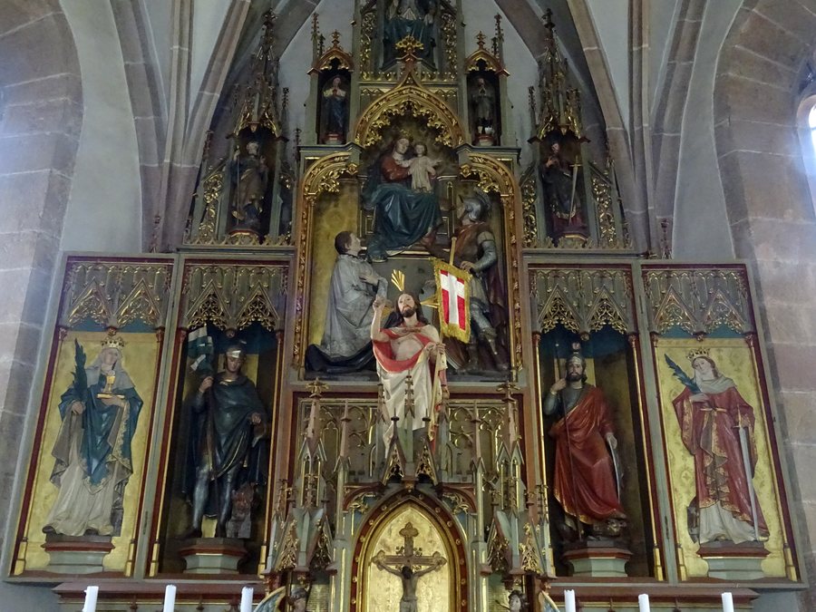 File:San Pancrazio, chiesa di San Pancrazio - Altare maggiore - Dettaglio 01.jpg